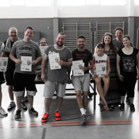 Gruppenfoto am Ende des Turniers