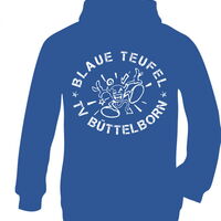 Blaue Teulfe Hoodie