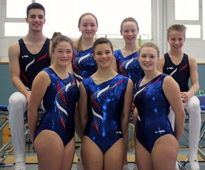 In neuem Outfit präsentierten sich die Trampoliner am Samstag