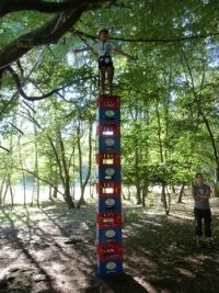 Kistenklettern im Wildpark