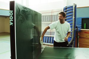 Dominik kann gut mit Lappen...