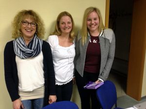 v.l. Maike Rothmann, Karin Dilling und Julia Führer