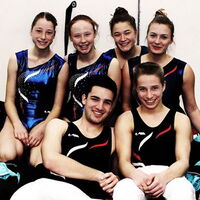 Erfolgreich gestartet: Felicia Engel, Lea Müller, Celine Voos, Laura Dilling, Tim Döring und Louis Behre