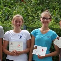 Luca Driller, Livia Beisser, Rieke Walter und Lea Müller