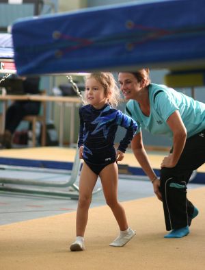 Sichtlich zufrieden war Leoni Sensfelder mit sich und dem Auftritt ihrer Mannschaft in der Schülerliga